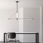 Linea Axis Modern Linear LED Pendant Light for Kitchen Island