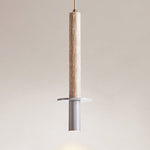 Linea Travertine Pendant Light – Modern Stone Pendant Lamp for Dining & Living Spaces