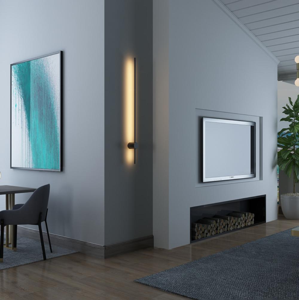 Linear LED Rechargeable Wall Sconce – Modern Minimalist Ambient Lighting