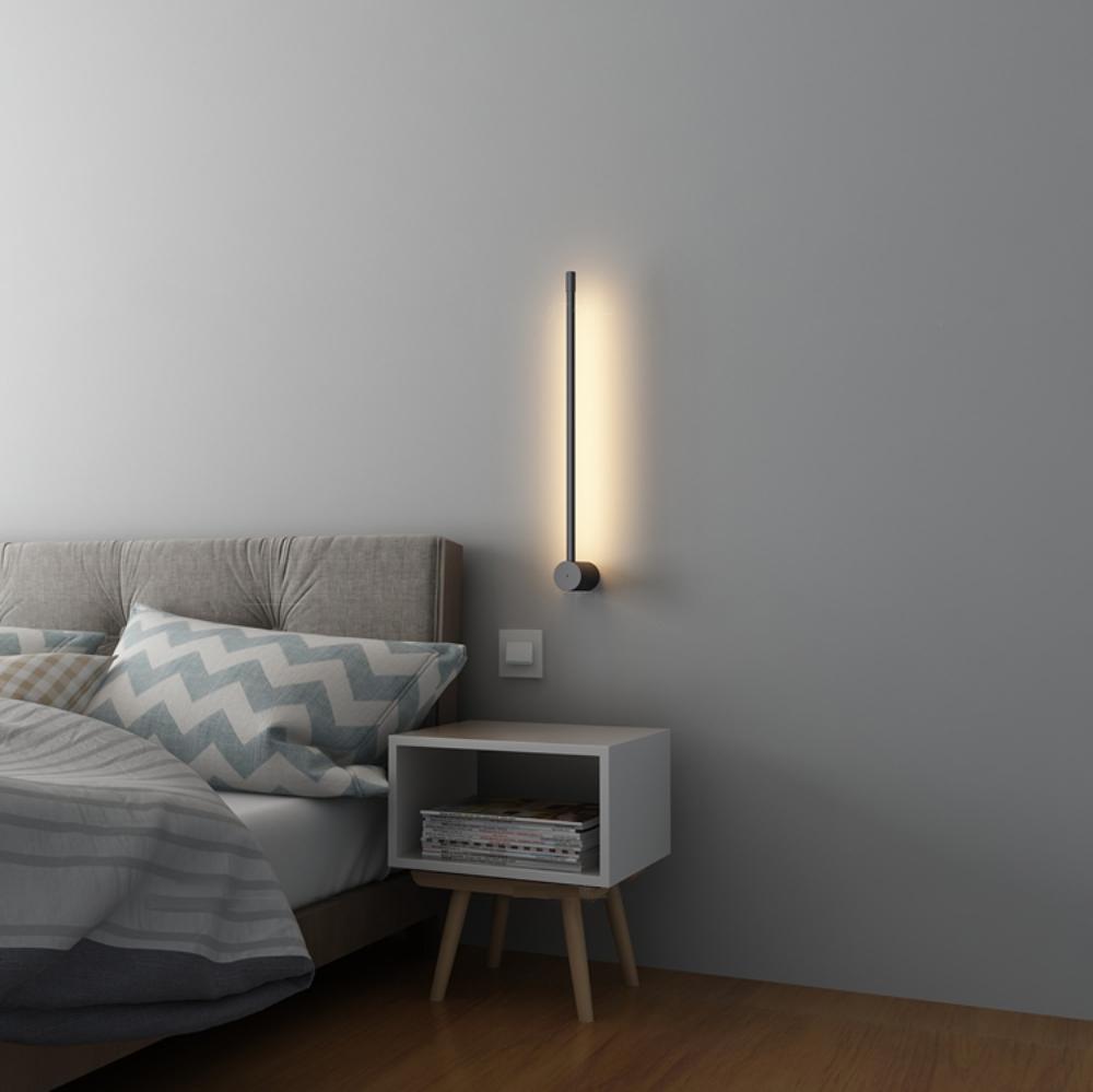 Linear LED Rechargeable Wall Sconce – Modern Minimalist Ambient Lighting