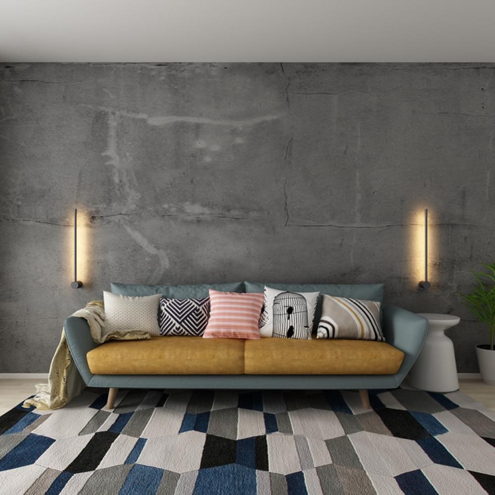 Linear LED Rechargeable Wall Sconce – Modern Minimalist Ambient Lighting