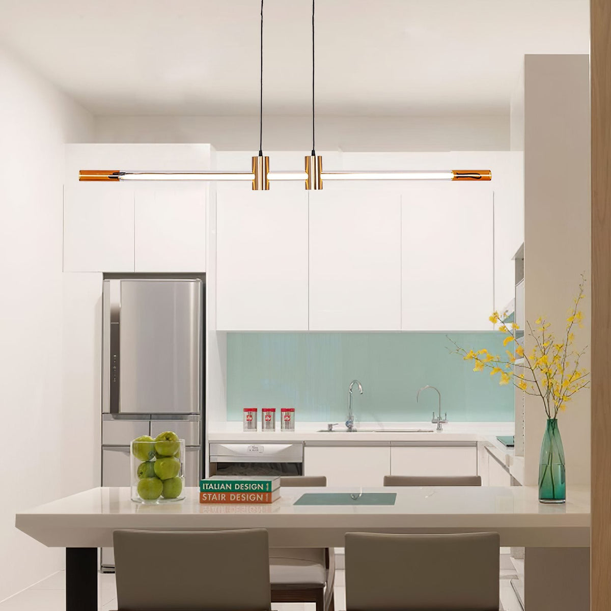 Linear Changhong Chandelier