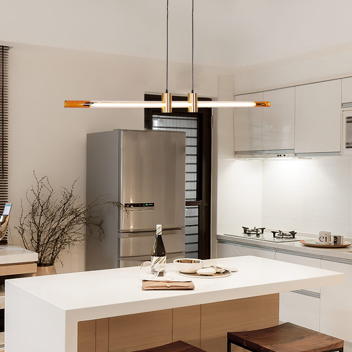 Linear Changhong Chandelier