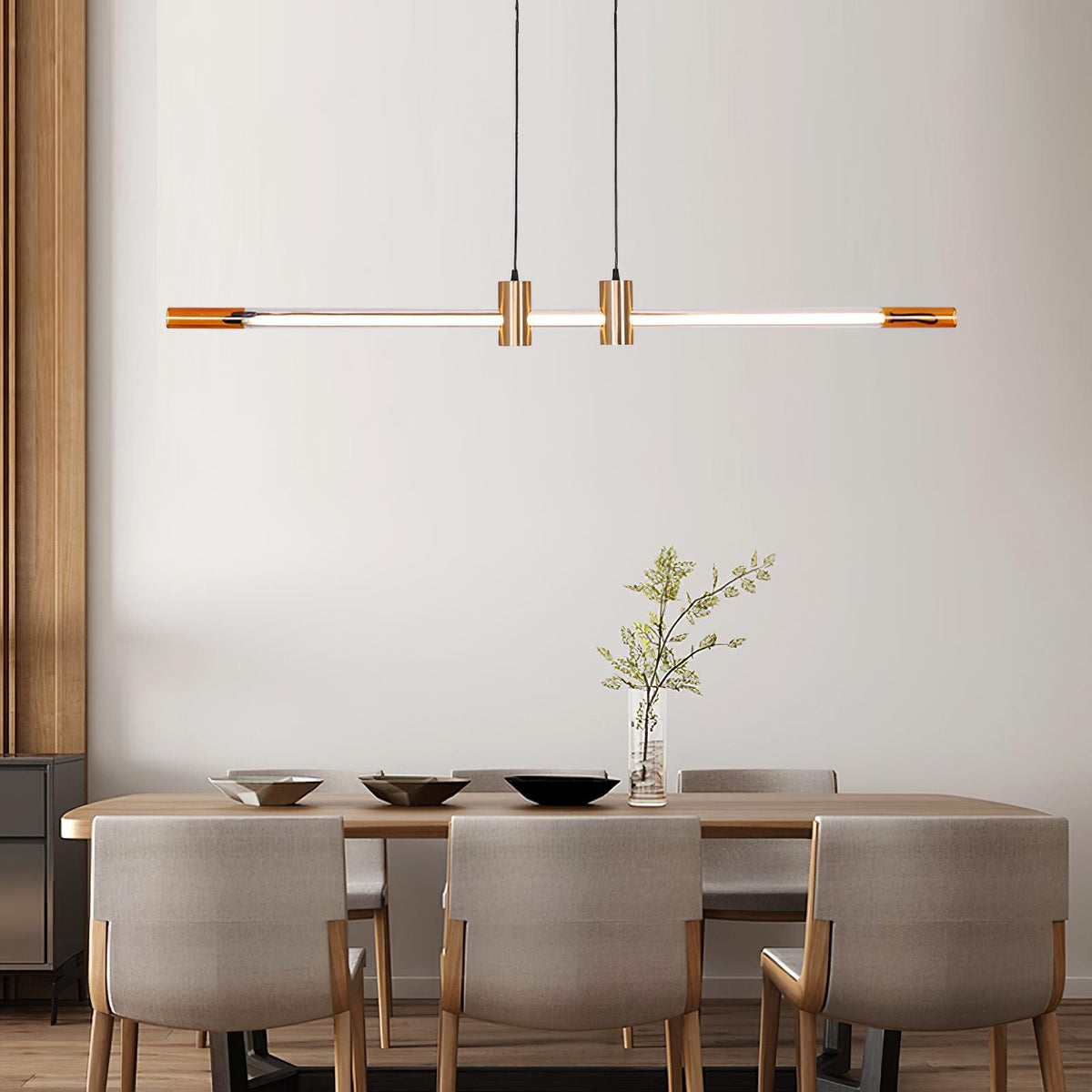 Linear Changhong Chandelier