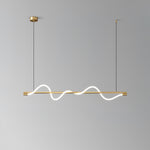 Linear Curve Island Chandelier