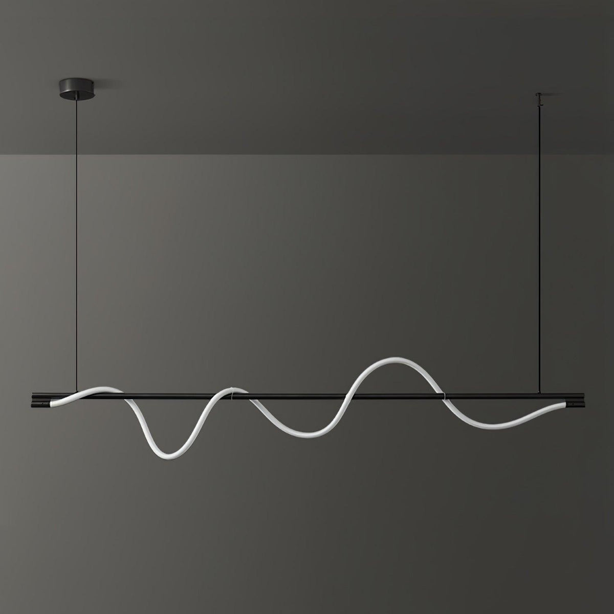 Linear Curve Island Chandelier
