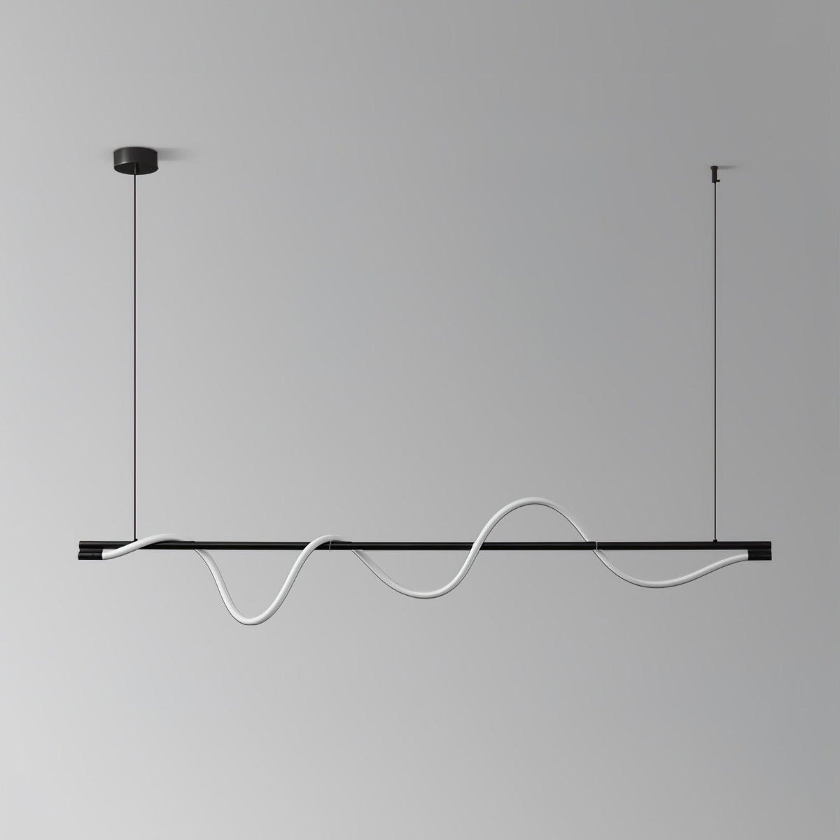 Linear Curve Island Chandelier