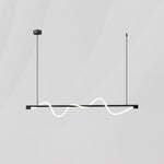 Linear Curve Island Chandelier