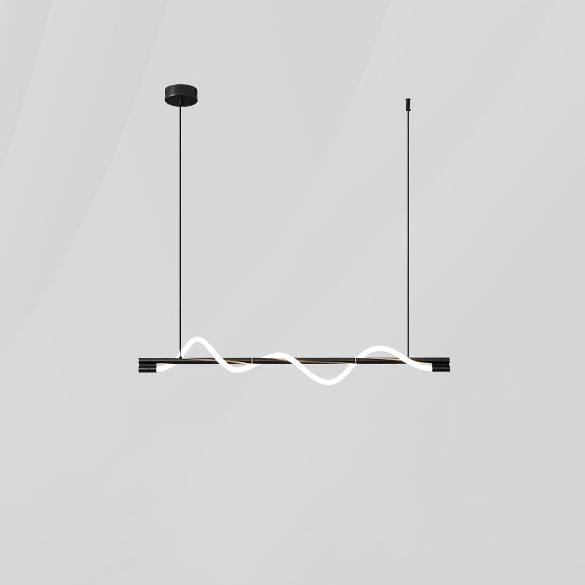 Linear Curve Island Chandelier