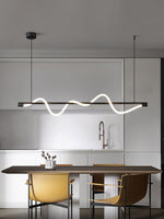 Linear Curve Island Chandelier