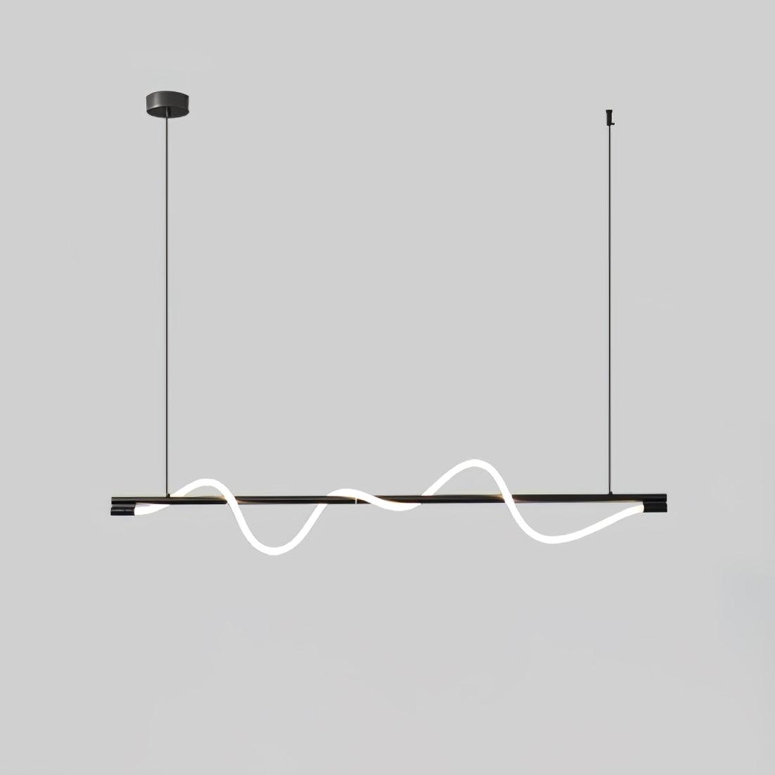 Linear Curve Island Chandelier