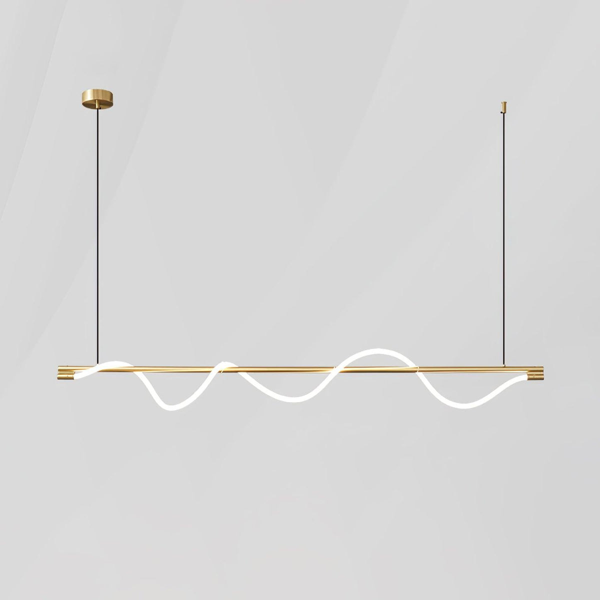 Linear Curve Island Chandelier