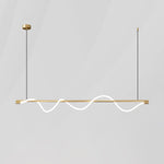 Linear Curve Island Chandelier