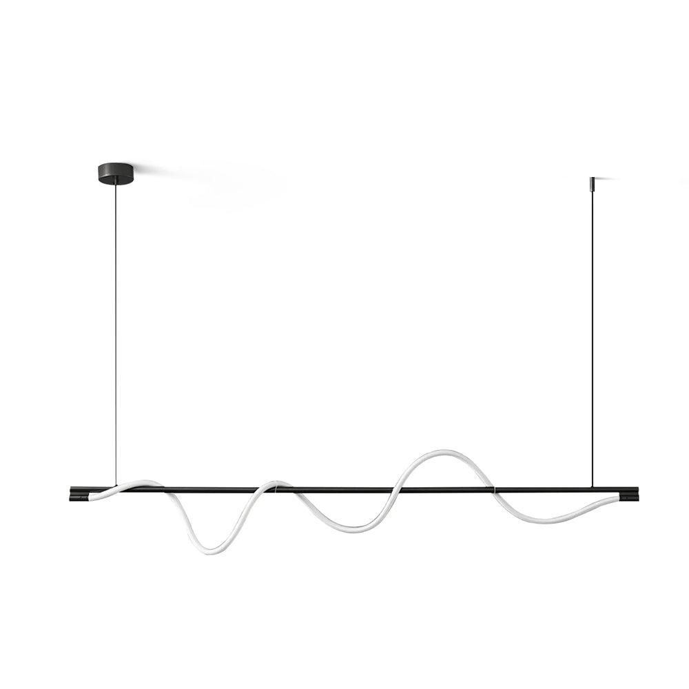 Linear Curve Island Chandelier