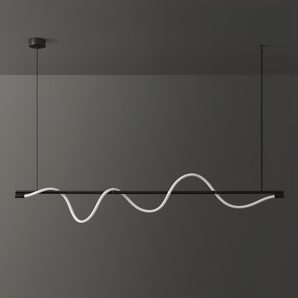 Linear Curve Island Chandelier