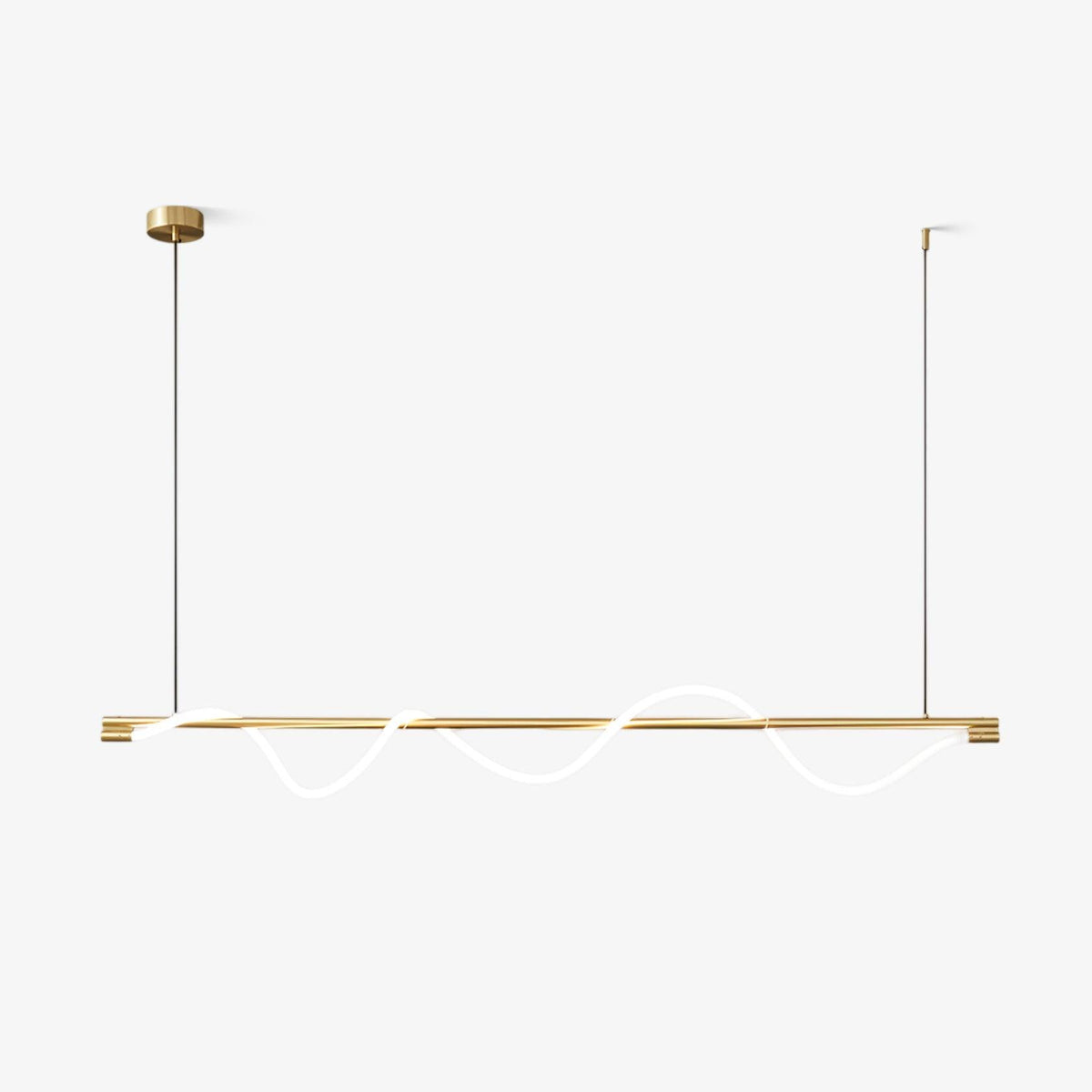 Linear Curve Island Chandelier