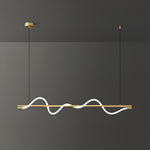 Linear Curve Island Chandelier