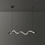 Linear Curve Island Chandelier