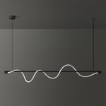 Linear Curve Island Chandelier