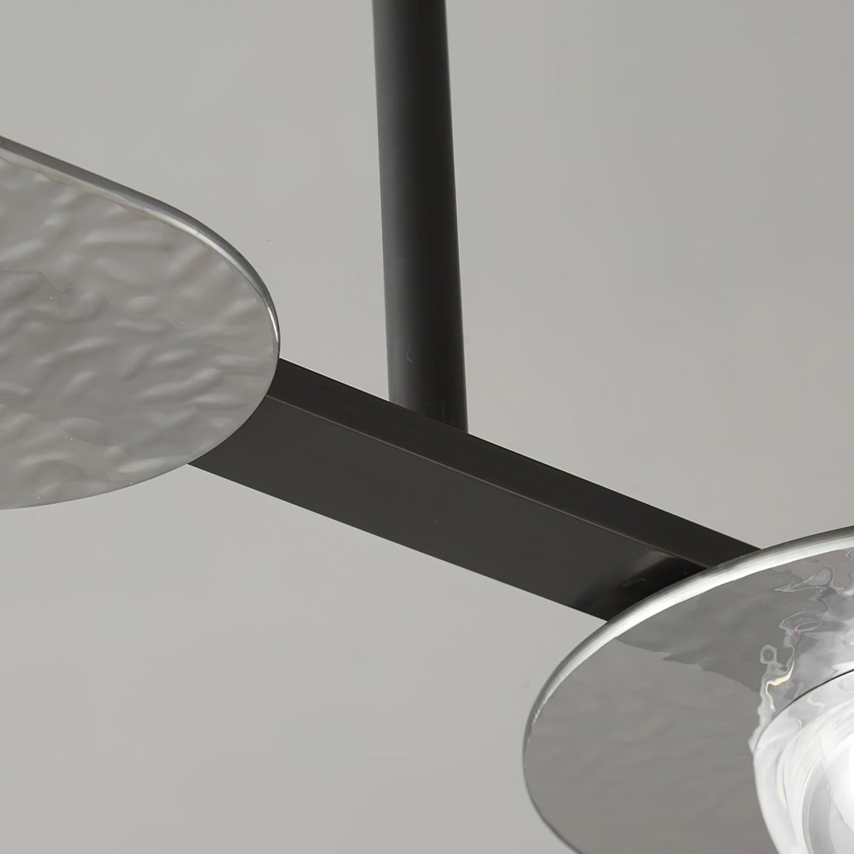 Linear LED Pendant Light in Brass and Glass for Modern Interiors