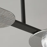 Linear LED Pendant Light in Brass and Glass for Modern Interiors