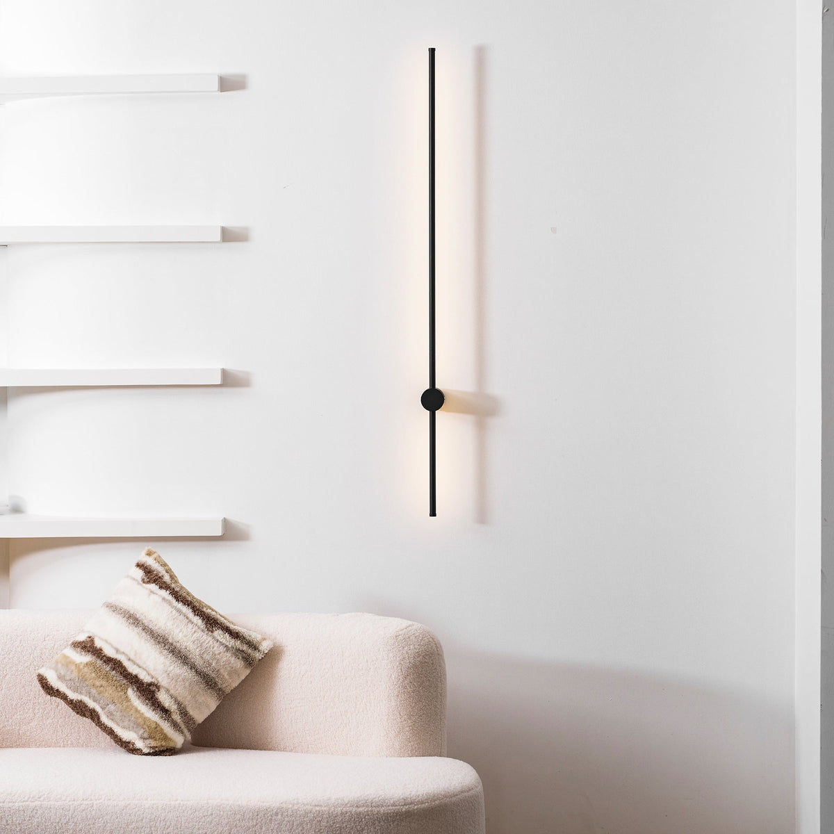 Linear LED Rechargeable Wall Sconce – Modern Minimalist Ambient Lighting