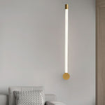 Linear LED Rechargeable Wall Sconce in Black or Copper