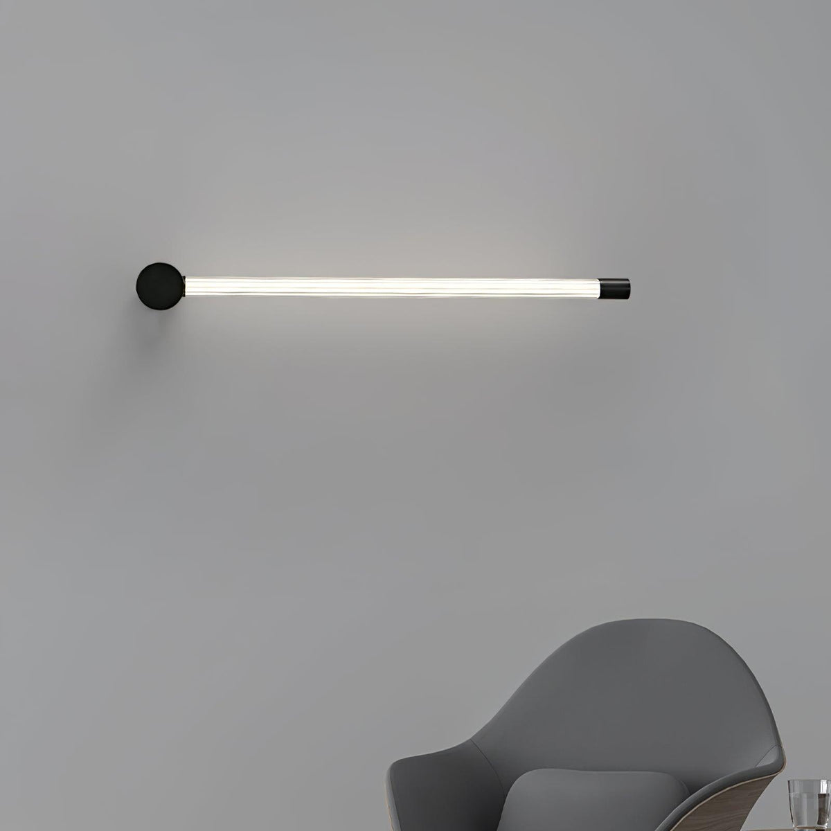 Linear LED Rechargeable Wall Sconce in Black or Copper