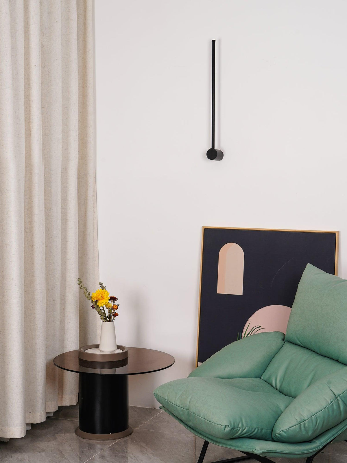 Linear LED Rechargeable Wall Sconce – Modern Minimalist Ambient Lighting