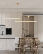 Linear Ribbon Island Pendant Light