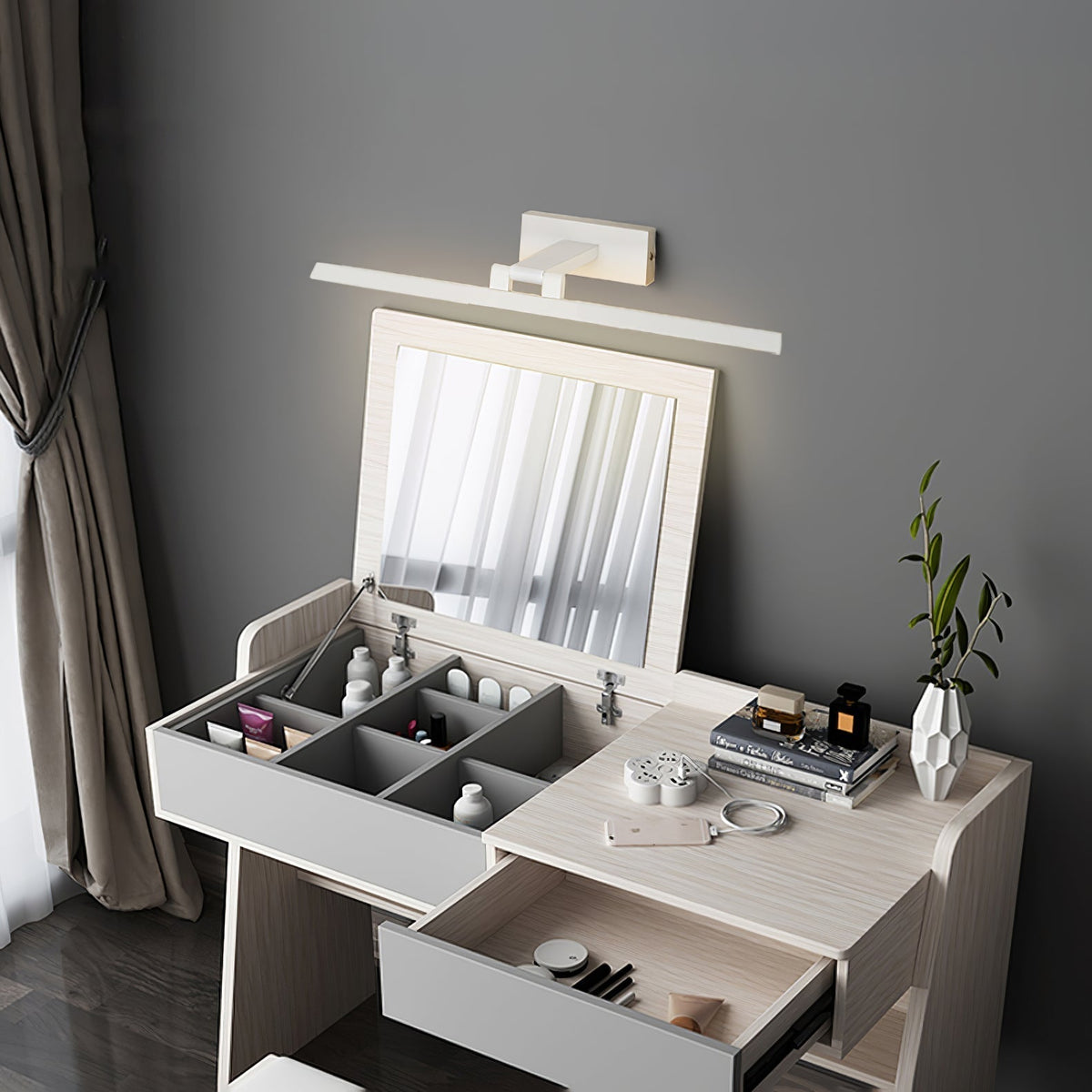 Linear Mounted Vanity Wall Light