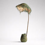 Linen Canopy Floor Lamp – Modern Natural Lighting for Living Spaces
