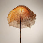 Linen Canopy Floor Lamp – Modern Natural Lighting for Living Spaces
