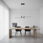 Links Linear LED Pendant Light for Kitchen Island | Modern Minimalist Ceiling Lamp