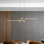 Links Linear LED Pendant Light for Kitchen Island | Modern Minimalist Ceiling Lamp