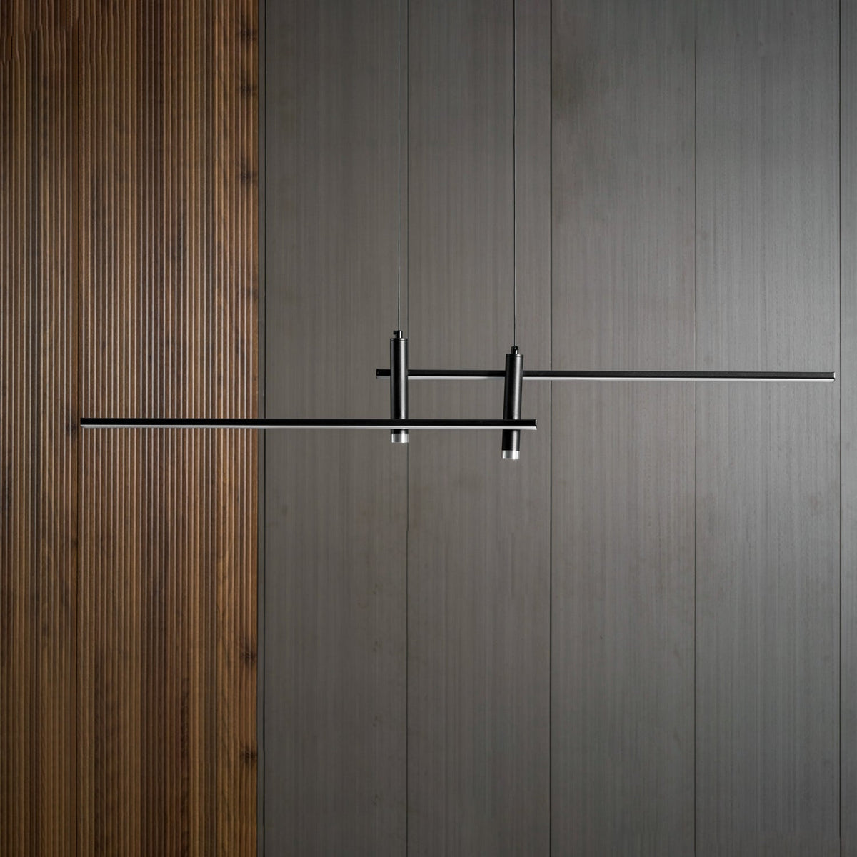 Links Linear LED Pendant Light for Kitchen Island | Modern Minimalist Ceiling Lamp