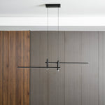 Links Linear LED Pendant Light for Kitchen Island | Modern Minimalist Ceiling Lamp