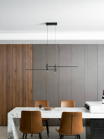 Links Linear LED Pendant Light for Kitchen Island | Modern Minimalist Ceiling Lamp
