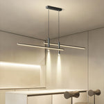 Links Linear LED Pendant Light for Kitchen Island | Modern Minimalist Ceiling Lamp