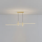 Links Linear LED Pendant Light for Kitchen Island | Modern Minimalist Ceiling Lamp