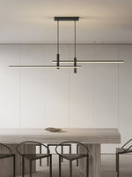 Links Linear LED Pendant Light for Kitchen Island | Modern Minimalist Ceiling Lamp