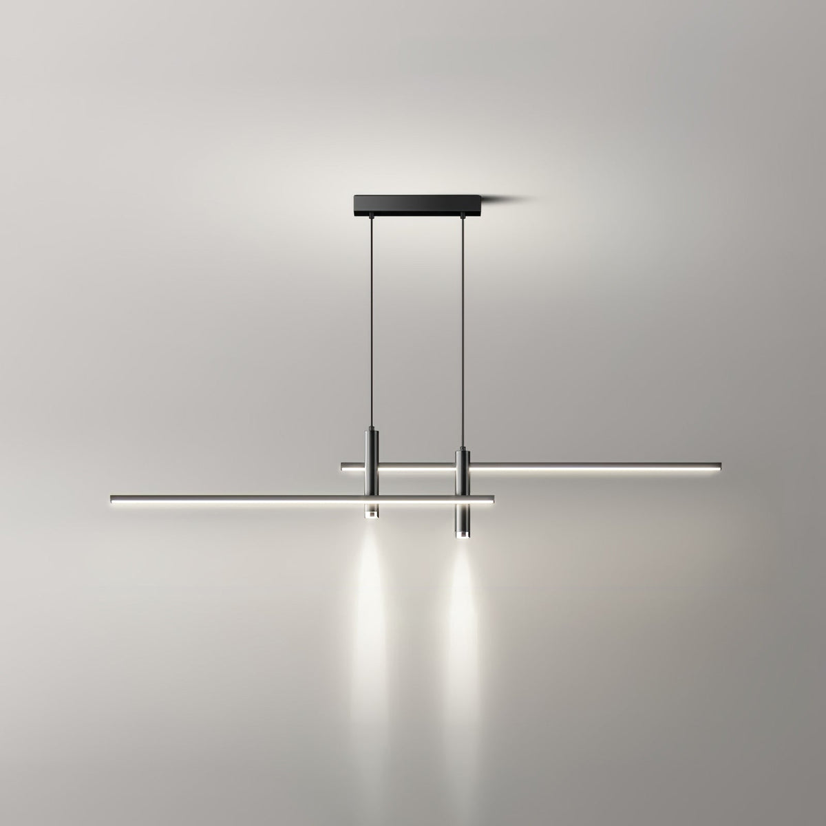 Links Linear LED Pendant Light for Kitchen Island | Modern Minimalist Ceiling Lamp