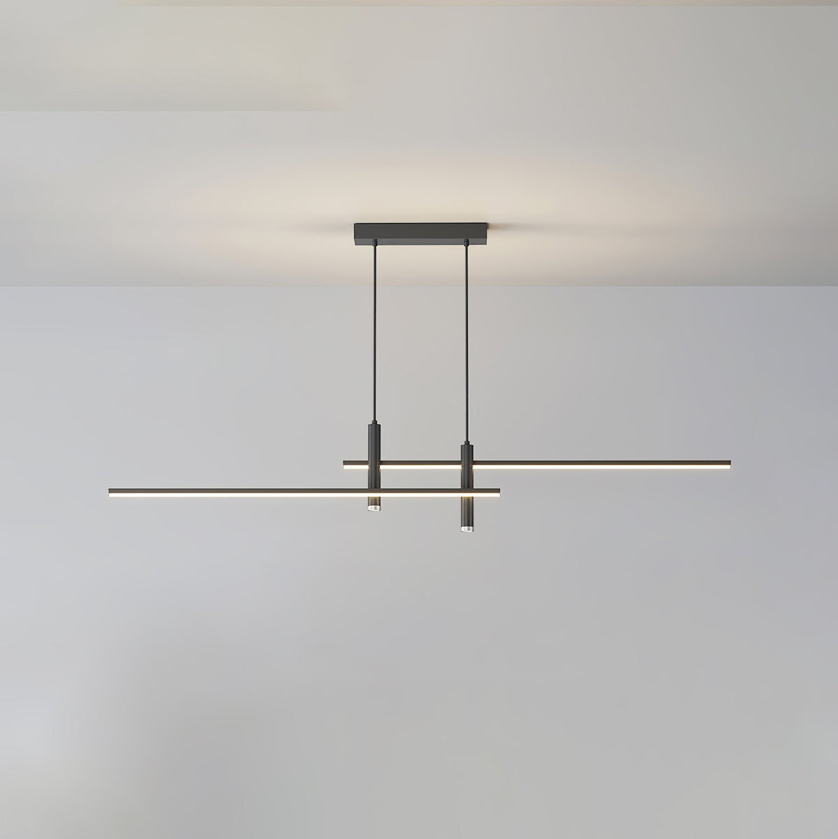 Links Linear LED Pendant Light for Kitchen Island | Modern Minimalist Ceiling Lamp