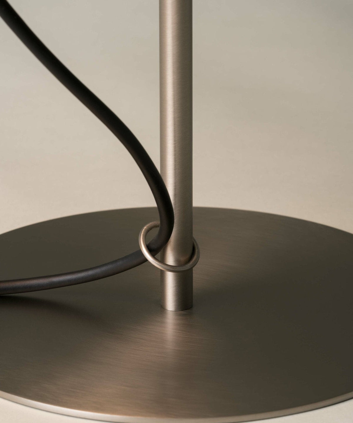 Lino Arc Table Lamp – Sculptural Brass & Fabric Designer Lamp for Modern Interiors