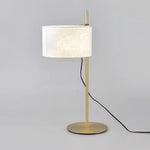 Lino Arc Table Lamp – Sculptural Brass & Fabric Designer Lamp for Modern Interiors