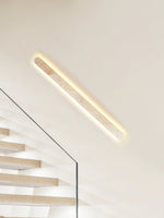 Lior Sculptural Travertine LED Wall Sconce for Modern Interiors