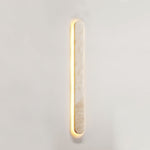 Lior Sculptural Travertine LED Wall Sconce for Modern Interiors