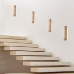 Liora Travertine Wall Sconce — Sculptural Stone LED Wall Light