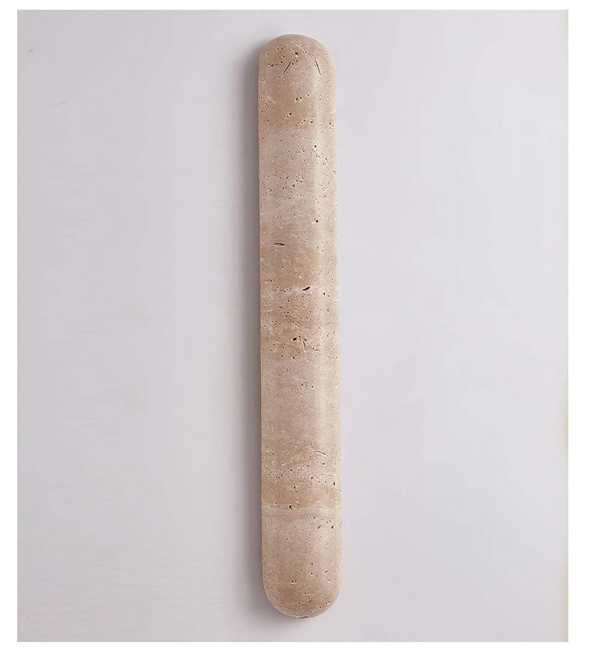 Liora Travertine Wall Sconce — Sculptural Stone LED Wall Light
