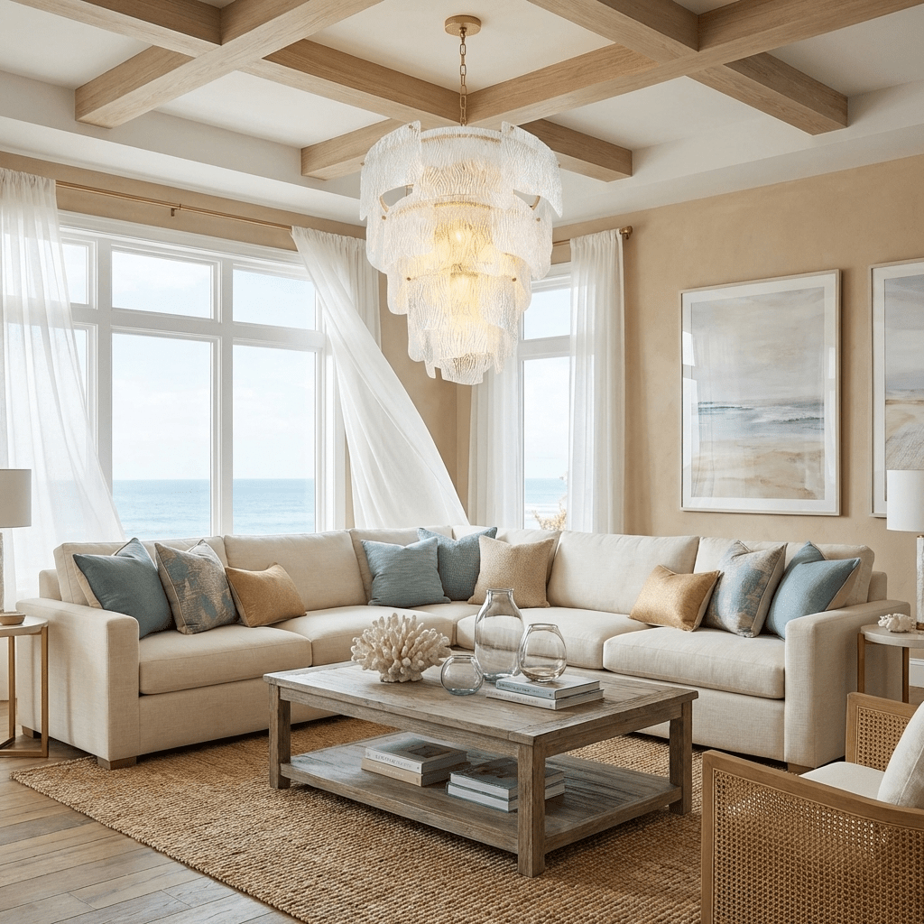 Liora Melted Glass Chandelier – Modern Sculptural Pendant Light for Dining Room and Living Room